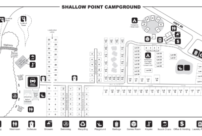 Shallow Point Campground Map